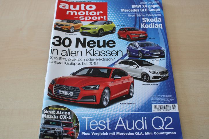 Deckblatt Auto Motor und Sport (15/2016)